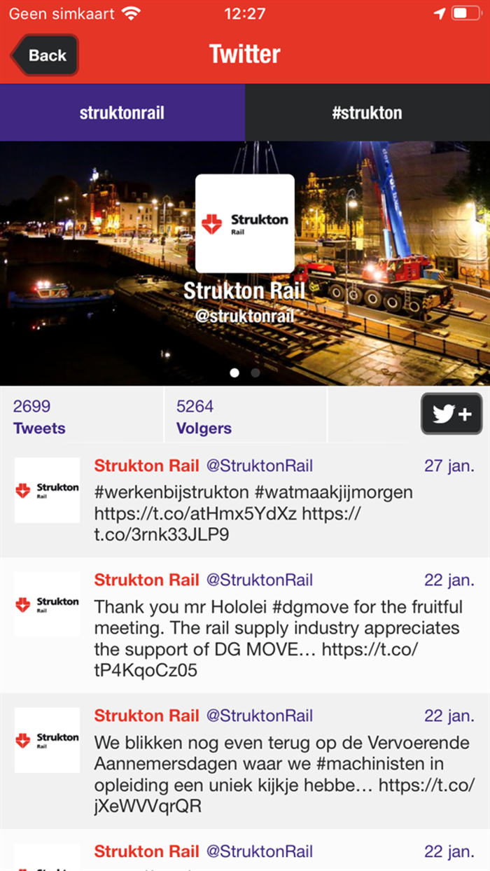 Strukton Rail Work App