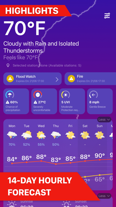 Weather.º Screenshot
