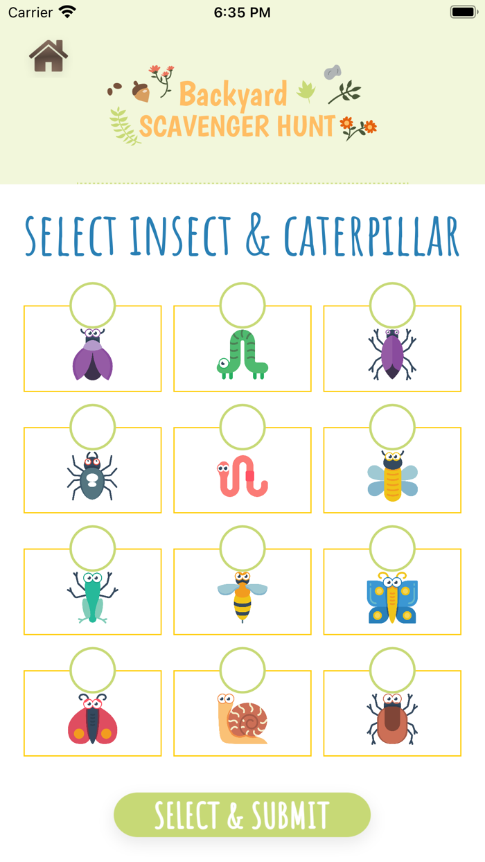 Backyard Scavenger Hunt