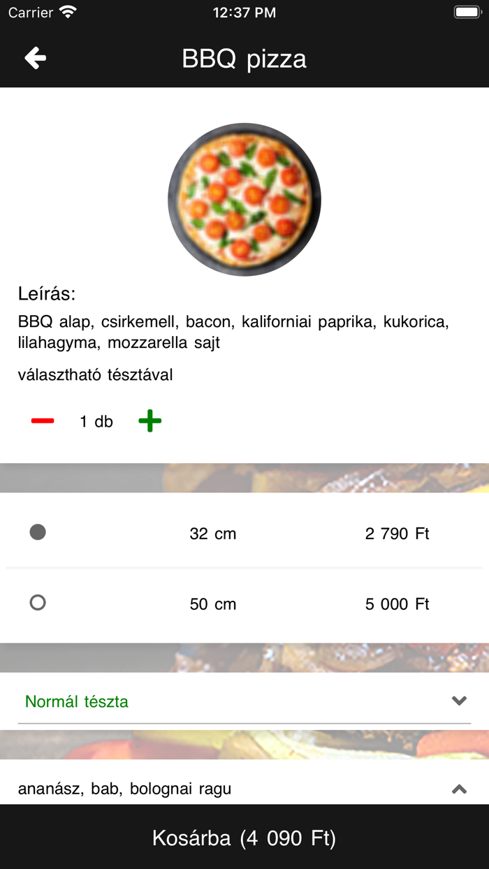 Dubai Pizzéria és Burger Bár