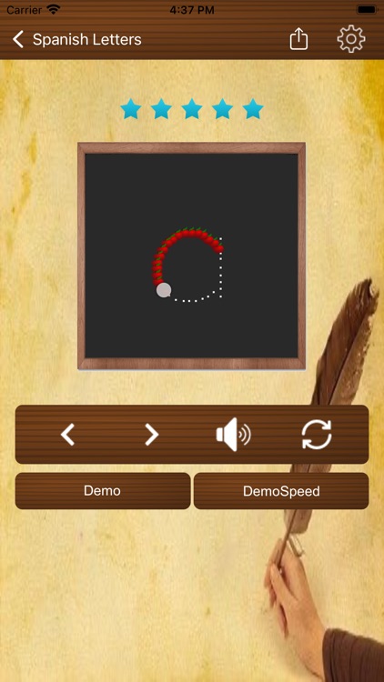 Spanish Alphabets Writing screenshot-3