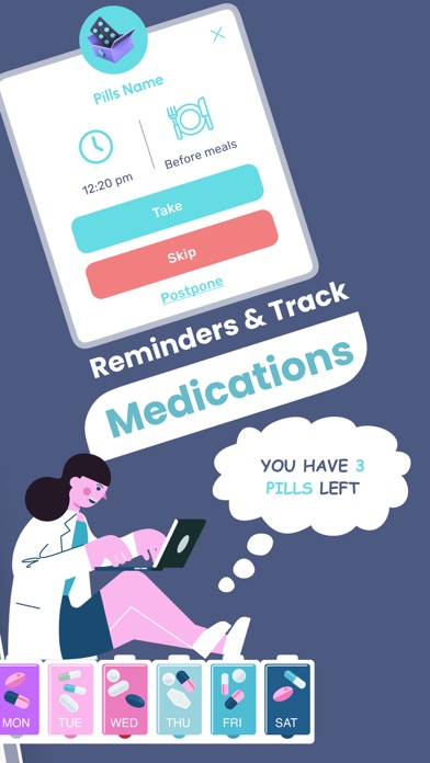 Medication reminder PillAlert screenshot 2