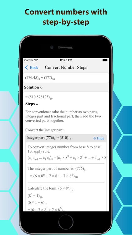 Calculator of Number Systems