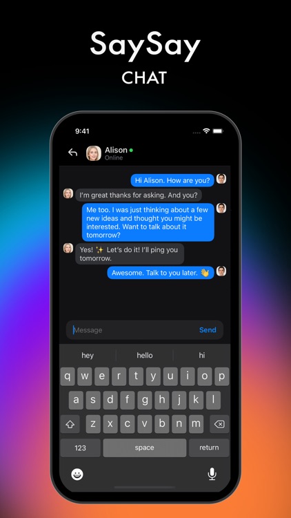 SaySay: Social Messaging screenshot-4