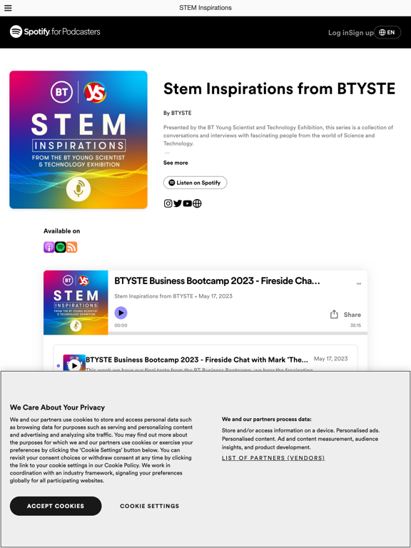 BT Young Scientist & Tech screenshot 4