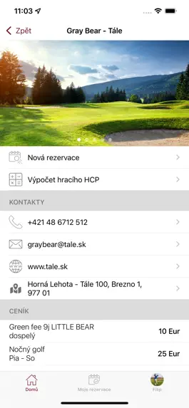 Game screenshot Golf Club Tále apk