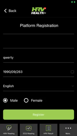 Game screenshot HRV Health Pro apk