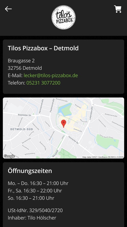 Tilos Pizzabox Detmold screenshot-3