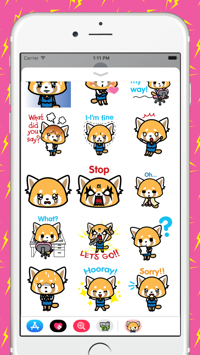 Aggretsuko Stickers