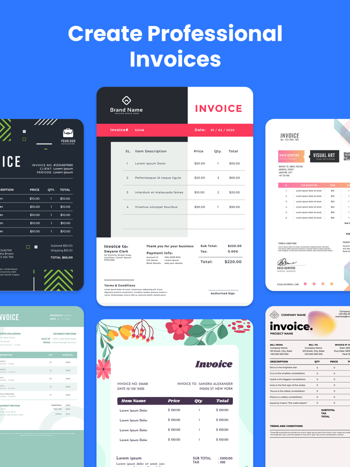 Invoice Maker - Estimate Maker