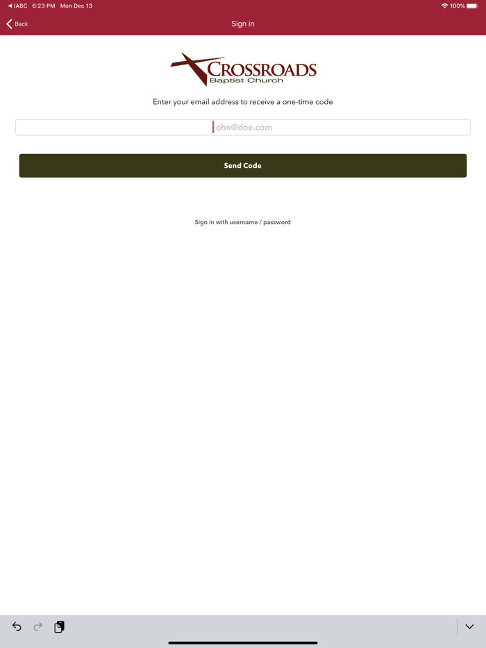 Crossroad Baptist Church  TN