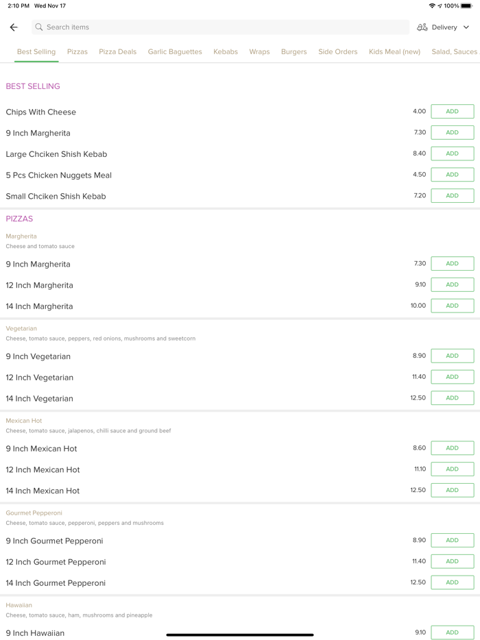 Delight Pizza And Kebab House