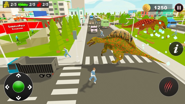 Angry Dinosaur City Rampage