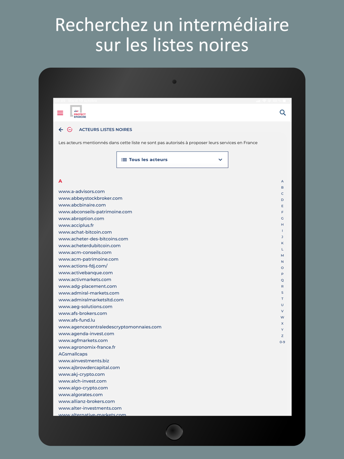 AMF - Protégez votre épargne