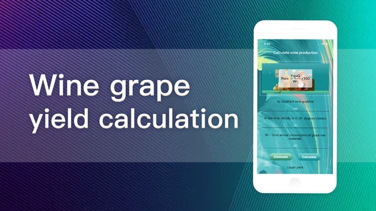 Calculate wine production