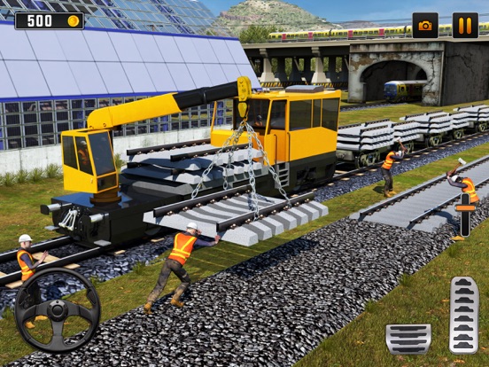 Subway Train Track Building 3D screenshot 3