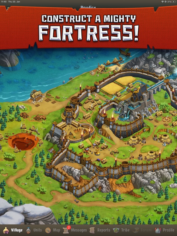 Celtic Tribes - Strategy MMO iPad app afbeelding 4