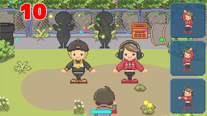 そろえてダンシング　～簡単なリズムダンスゲーム！～