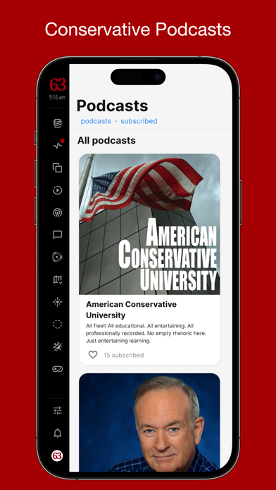 Screenshot #3 pour 63red Conservative News & More
