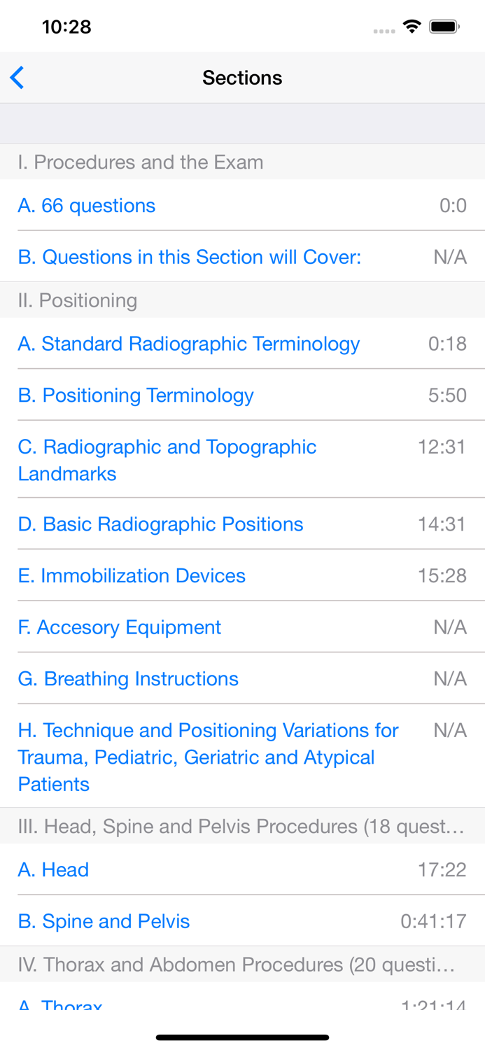 Rad Tech Audio Lectures