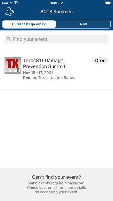 ACTS Damage Prevention Summit screenshot 2