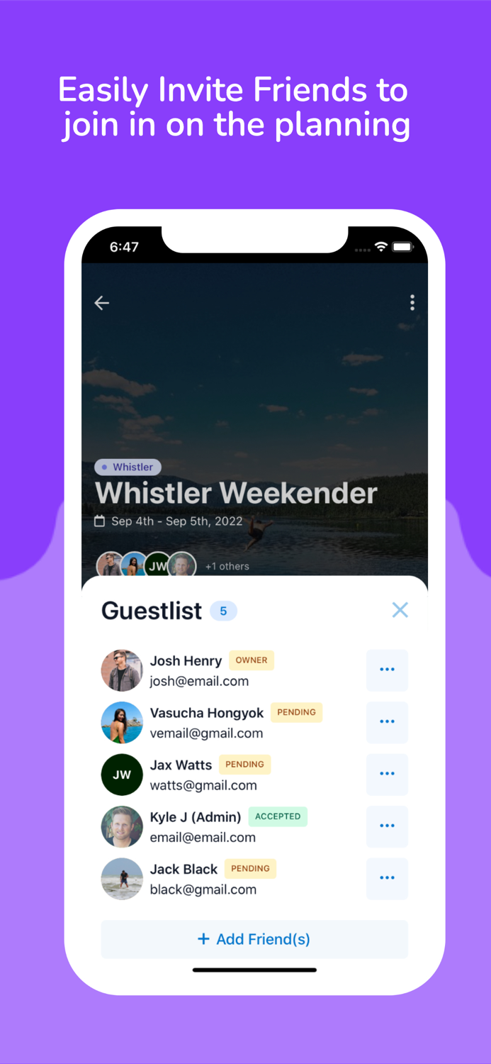 Whats The Plan Travel App