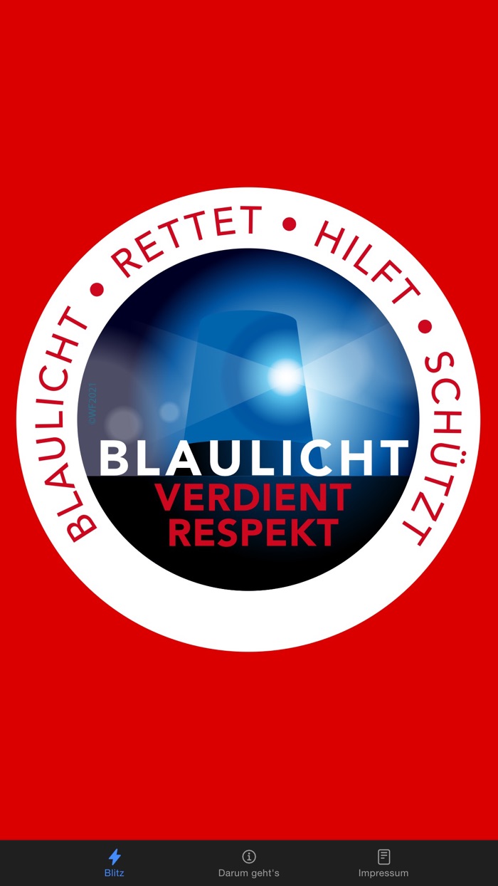 Blaulicht App