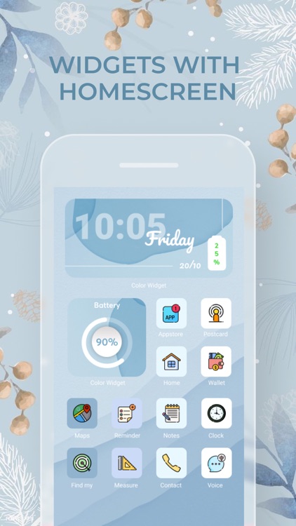 Themes: Icon & Color Widgets screenshot-5