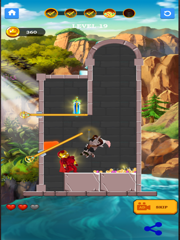 Hero Iron Prince Rescue Dianas