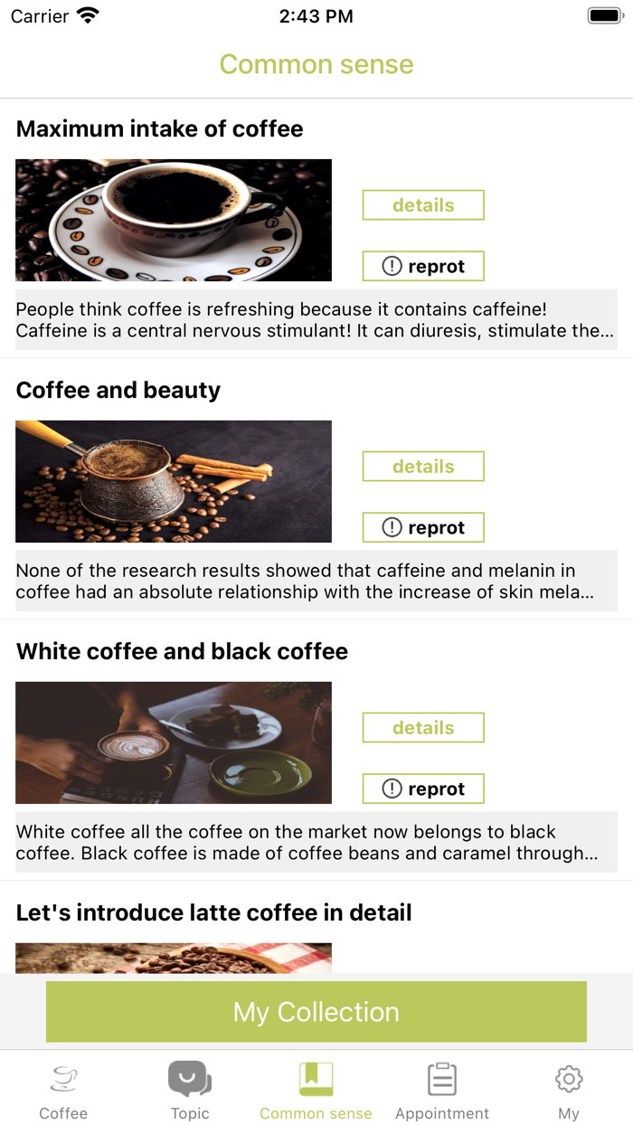 Deliver fragrant coffee