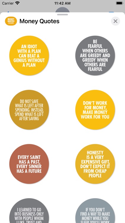 Money Quotes Stickers screenshot-3