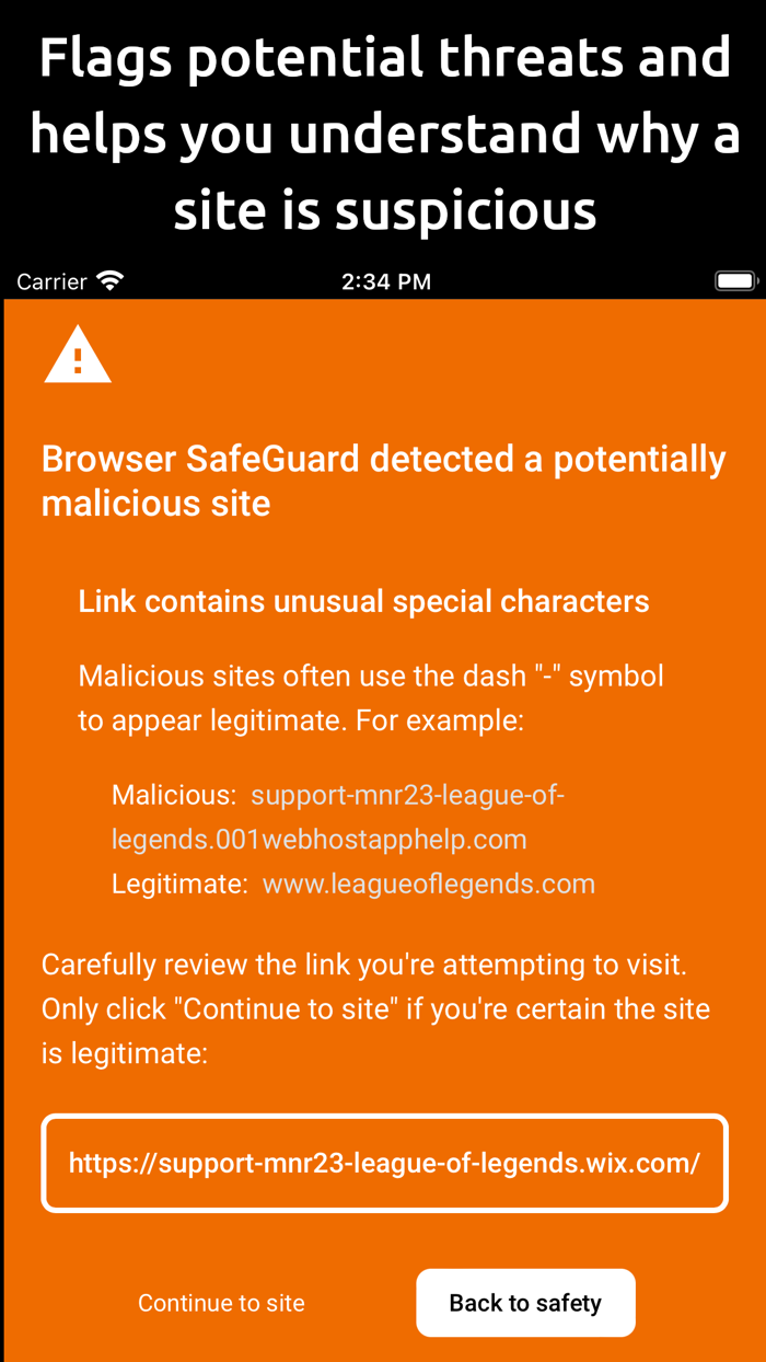 Browser SafeGuard