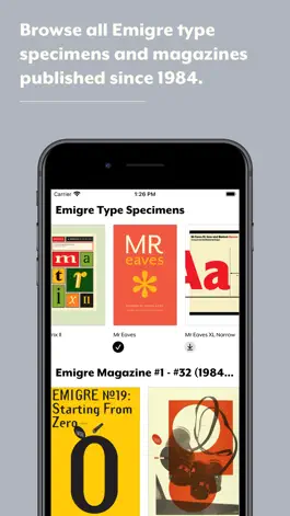 Game screenshot Emigre Fonts mod apk