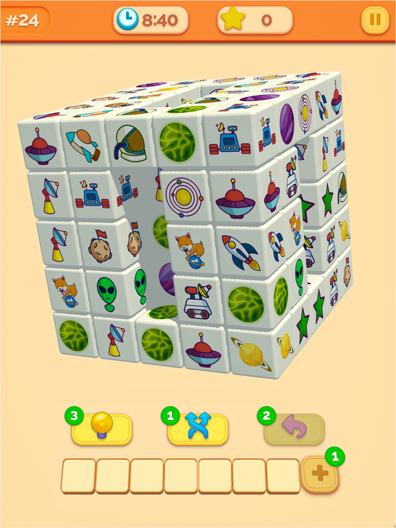 Cube Match 3D Tile Matching screenshot 2