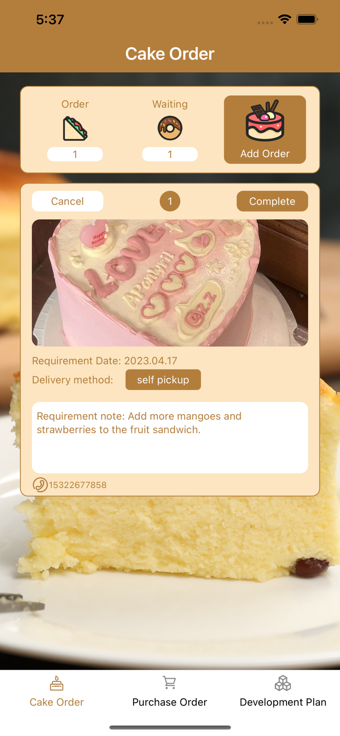 SAIFON - Sweet baking