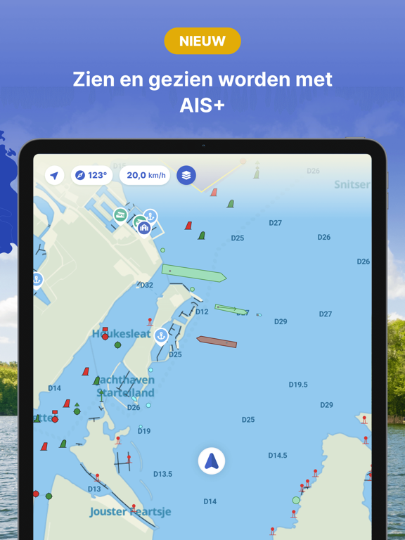 Waterkaarten Nederland iPad app afbeelding 4