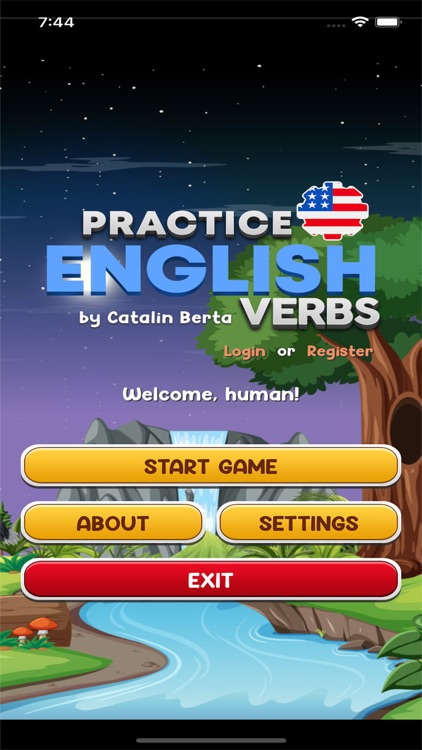 Learn English Verbs Game Extra