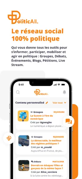 Game screenshot PoliticAll - Réseau social mod apk