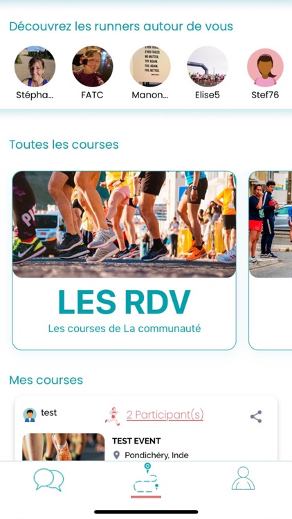 Sprint2Love, Rencontre Running