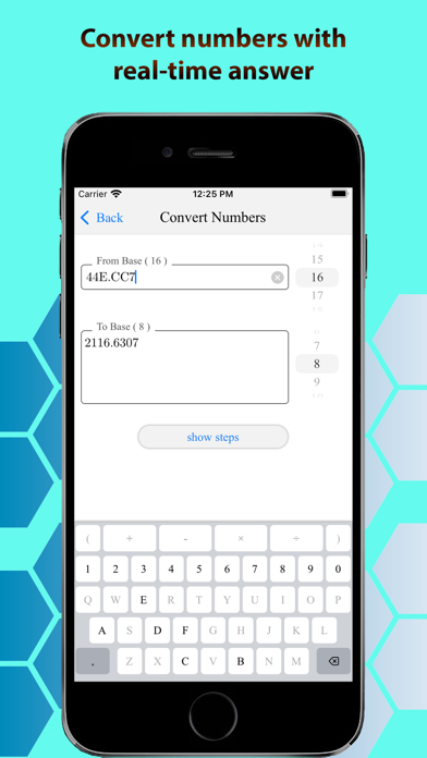 Screenshot 2 of Calculator of Number Systems App