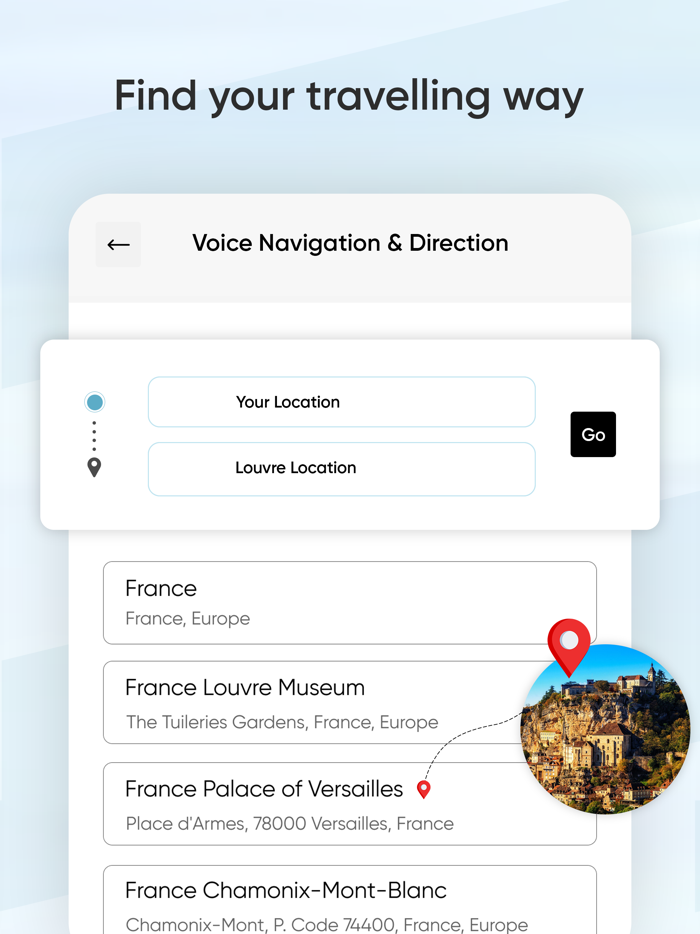 Voice GPS Driving Direction