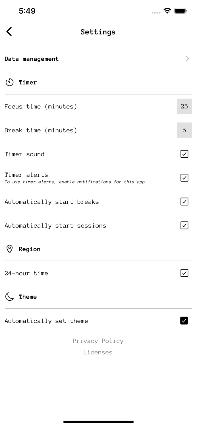 Clockwise Pomodoro Timer