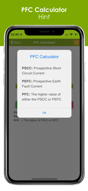 ‎Fault Current Calculator Screenshot