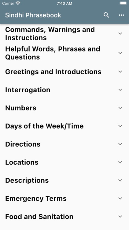 Sindhi Phrasebook screenshot-3