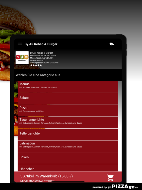 By Ali Kebap - Burger Cottbus screenshot 8