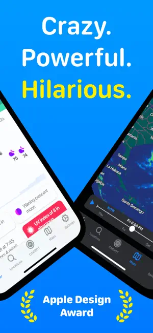 Imágen 2 CARROT Weather: Alerts & Radar iphone