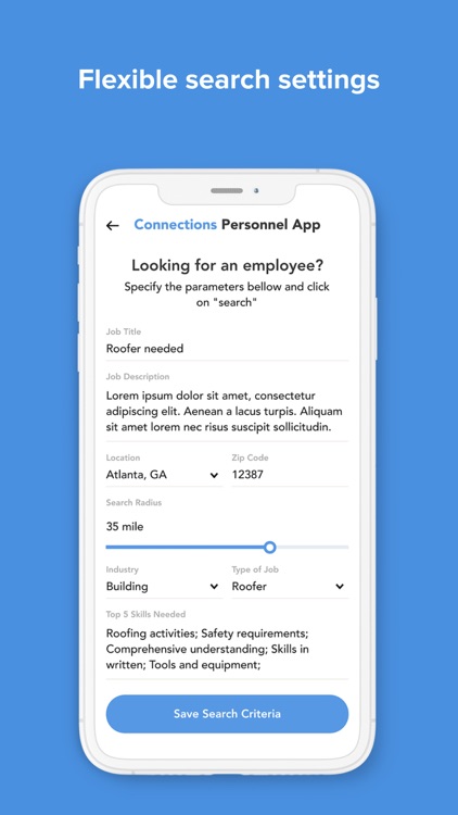 Connections Personnel App