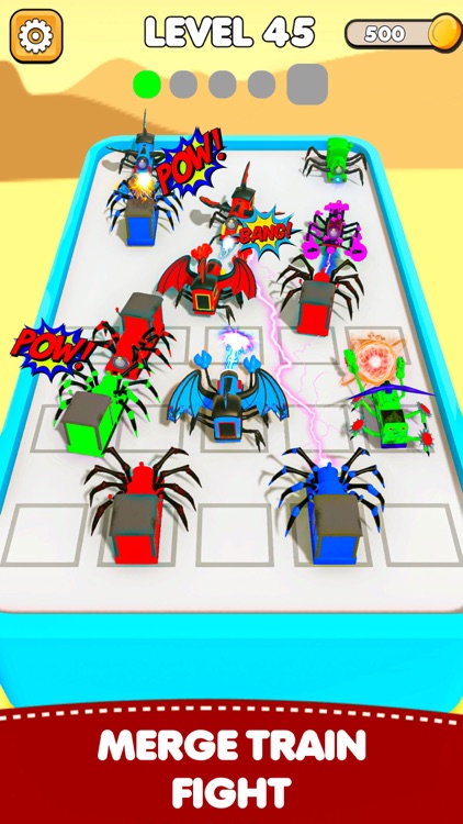 Merge Spider Train Horror Game