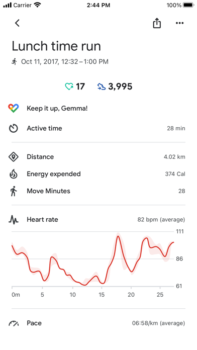 Google Fit: Activity Tracker screenshot 4