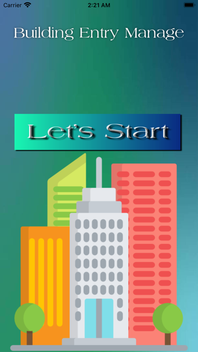 Screenshot #1 pour Building Entry Manage App